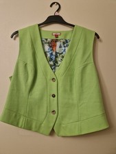 Joe Brown's Women's Lime Green Waistcoat Size 18