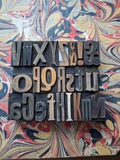 Vintage wooden letterpress - vintage,