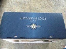 Wellbeing Heated Foot Massager Grey Fleece Lining With AC Adapter BNIB