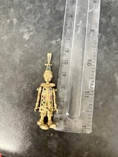 9ct Gold Clown Pendant 12.14
