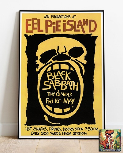 Black sabbath 1970 - black, pie