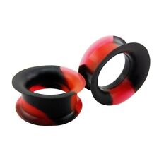 Red & Black Flexi Silicone Ear