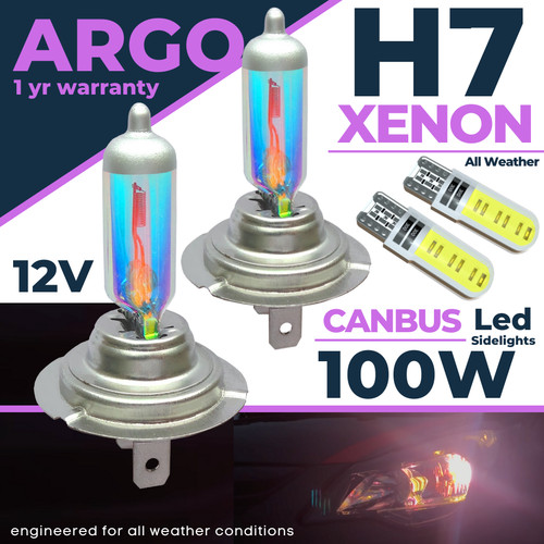 Led xenon white headlight - led,