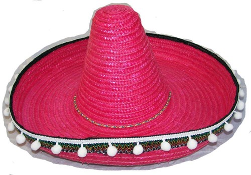 Pink color large mexican - pink,