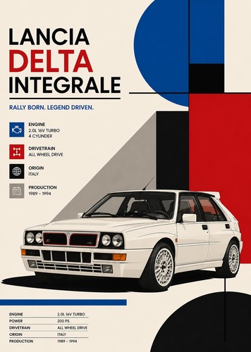 Lancia delta integrale - a4,