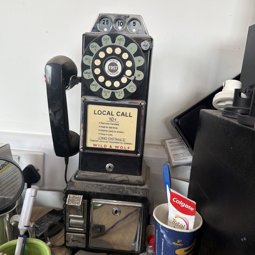 Vintage style black booth - style,