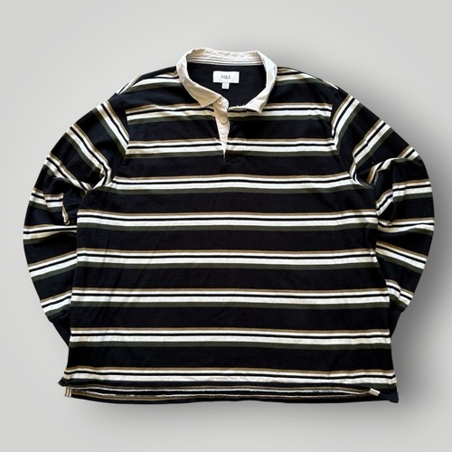 Mens black striped long - black,