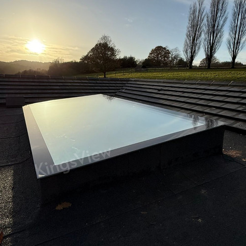 Flat roof skylight triple - skylight,