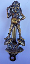 Vintage brass Exmoor Pixie door knocker