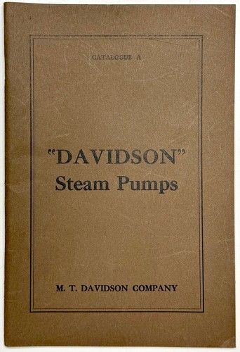 1922 davidson steam pumps - 1922,