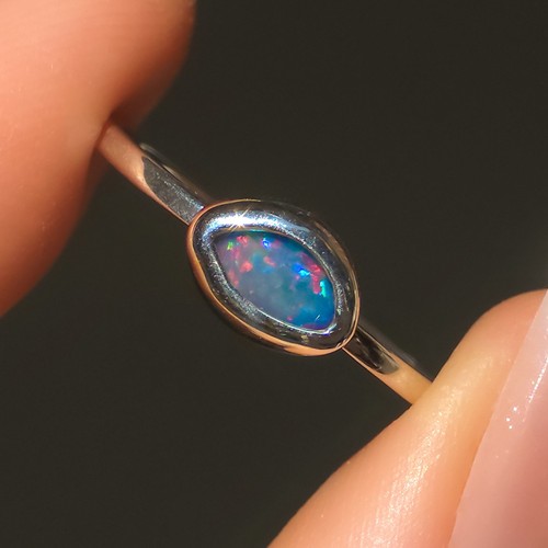 Australian opal ring 925 - ring,,
