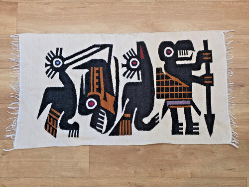 Vintage peruvian andean woven - peruvian,