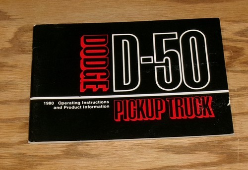 Original 1980 dodge 50 - original,