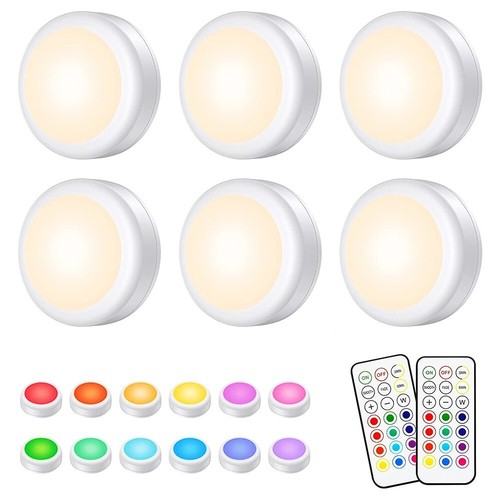 6pcs puck led lights - led,