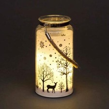 Christmas Jar Lamp Table