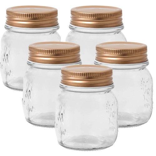 5pcs 150ml glass storage - glass, jar