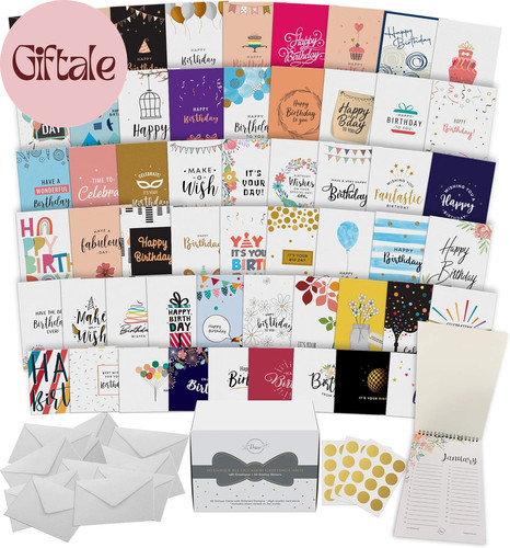 Unique birthday cards - 60,