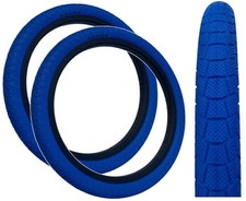 PAIR KENDA KRACKPOT 20 x 1.95 BLUE Kids BMX Bike Freestyle Street TYRES K-90