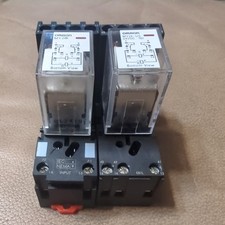 2 pcs Omron MY2K-US 24VDC Latching Relay And Base PYF 14.