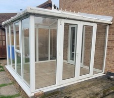 Used white upvc conservatory located in Derby area