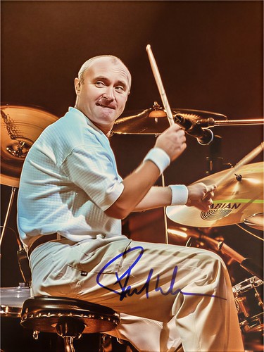 Phil collins auto autograph - phil,