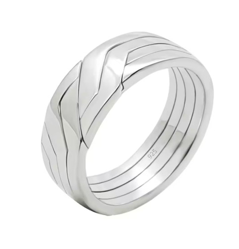 Puzzle ring band - puzzle, unity