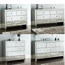 NICHES Chest of Drawers Mirror Furniture Bedroom Living Room  4/5/6/7 Storage