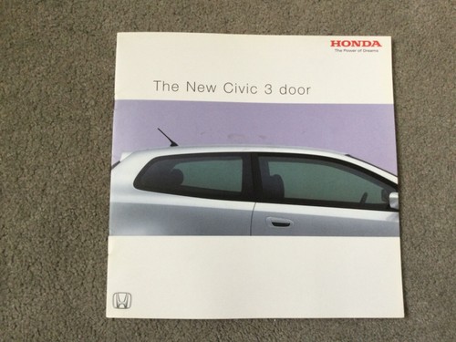 Honda civic door - door, brochure