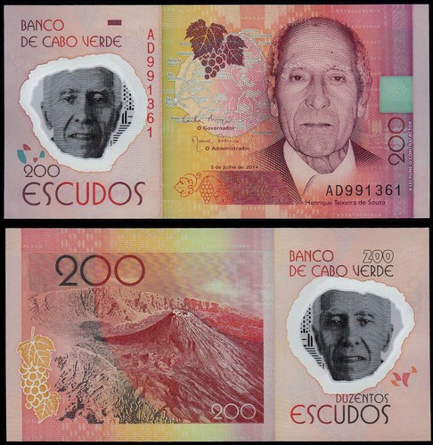 Cape verde 200 escudos - verde, (p71)