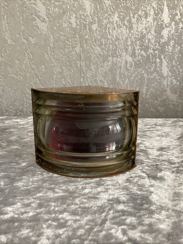Vintage ships lamp port side - lamp,