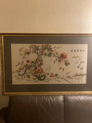 Chinese silk embroidered - chinese,