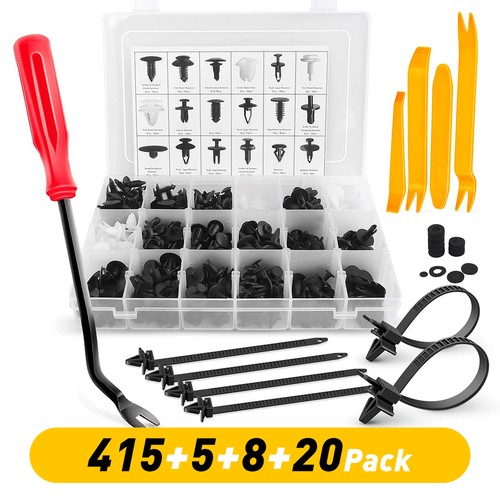 415 pcs auto plastic rivets - 415,