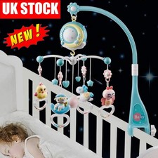 Baby Musical Crib Bed Bell Cot