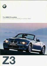 BMW Z3 Roadster 1997-1998 UK Market Sales Brochure 1.9 & 2.8