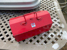 Vintage barn shape red metal