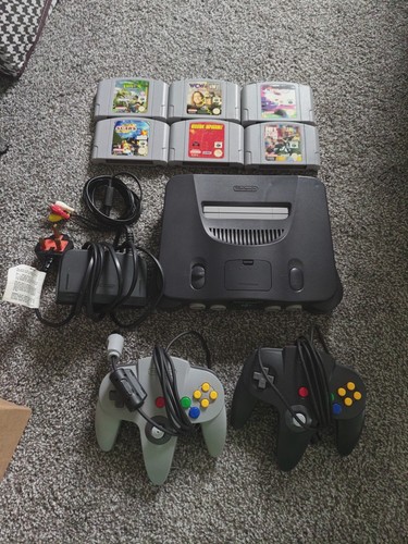 Nintendo console with - nintendo, 64