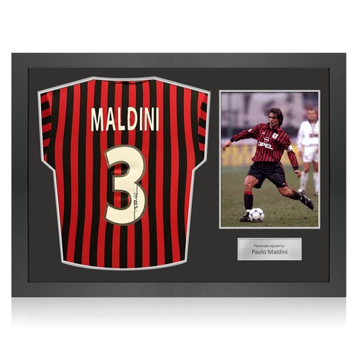 Paolo maldini signed milan - maldini, ac