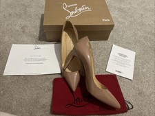 Christian Louboutin Women's Size 5  Pigalle 85 Patent Calf Shoes Size Eu 38