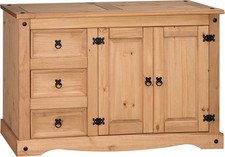 Rustic Solid Pine Sideboard