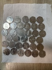 50 Pence Coins Rear Collection