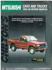 MITSUBISHI GALANT MIRAGE MONTERO SIGMA STARION TREDIA (1983-89) REPAIR MANUAL
