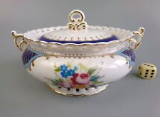 POT JAR BOX - The Regal Bone China Collection. Pierced Reticulated Edge. Vintage