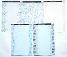 10 x A4 Kanban Printed Card - Blue Bloom Variety Pack - Just 20p each (178)