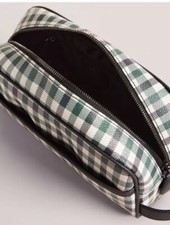 Ted Baker - Mens Check Print Wash Bag.
