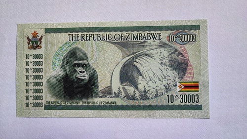 Zimbabwe myrillion dollars - myrillion,