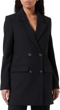 SELECTED FEMME Relaxed Blazer Womens Ladies Noos Suit Jacket Black 10 UK