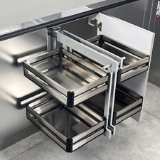 Kitchen Pull Out Baskets Soft Close Wire Storage Drawers Larder Cabinet Units UK