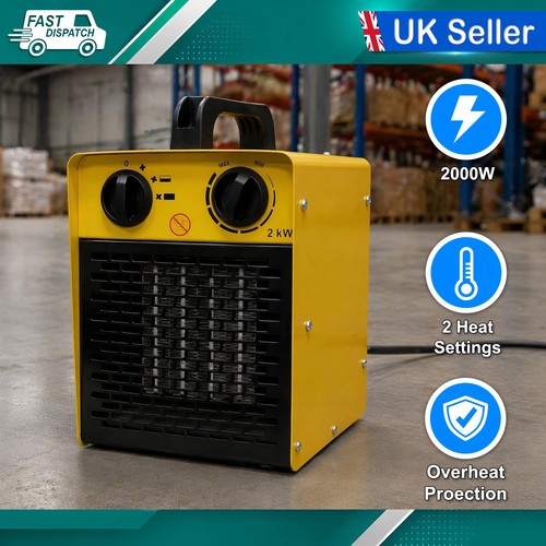 2kw industrial fan heater - 2kw,