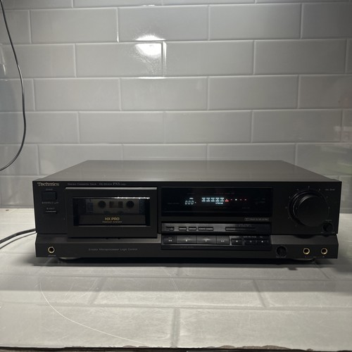 Technics stereo cassette deck