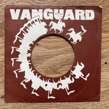 1 X RARE ORIGINAL VINTAGE VANGUARD 7"RECORD SLEEVE TO FIT 7" VINYL RECORDS